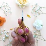 Bohin embroidery scissors - small, gold-colored