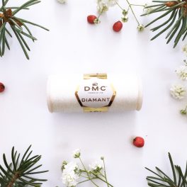 DMC Diamant Shimmering Embroidery Thread - WHITE