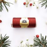 DMC Diamant Shimmering Embroidery Thread - BURGUNDY 