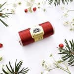 DMC Diamant Shimmering Embroidery Thread - BURGUNDY 