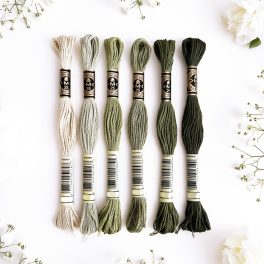 "SHADY GREEN" Floss Bundle