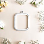 NURGE Square Flexi Hoop 11*13 cm - Multicolor