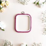 NURGE Square Flexi Hoop 11*13 cm - Multicolor