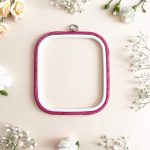 NURGE Square Flexi Hoop 16*18 cm - Multicolor