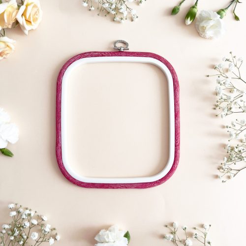 NURGE Square Flexi Hoop 16*18 cm - Multicolor
