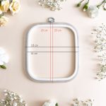 NURGE Square Flexi Hoop 16*18 cm - Multicolor