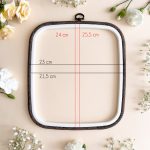 NURGE Square Flexi Hoop 21.5 * 24 cm - Multicolor