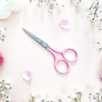 PINK COLOR EMBROIDERY SCISSORS