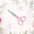 PINK COLOR EMBROIDERY SCISSORS