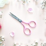 PINK COLOR EMBROIDERY SCISSORS