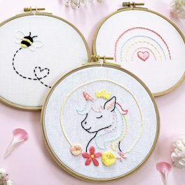 BEGINNER EMBROIDERY KIT FOR GIRLS