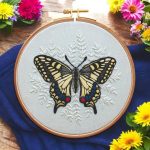 Fecskefarkú pillangó hímzőkészlet