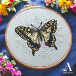 Fecskefarkú pillangó hímzőkészlet