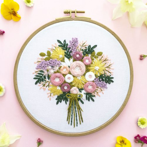 "FLOWER BOUQUET" EMBROIDERY KIT