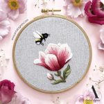 "MAGNOLIA" EMBROIDERY KIT