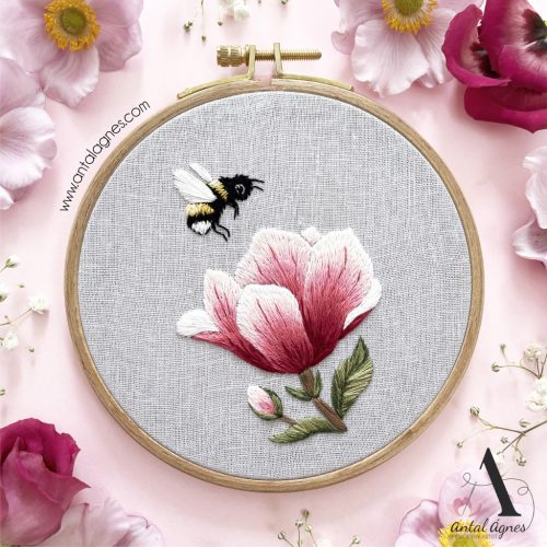 "MAGNOLIA" EMBROIDERY KIT