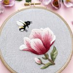 "MAGNOLIA" EMBROIDERY KIT