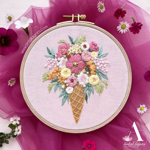 "ICE CREAM BOUQUET" EMBROIDERY KIT 