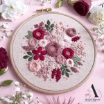 "CHARMING FLOWERS" EMBROIDERY KIT