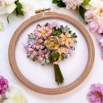 "RIBBON BOUQUET" EMBROIDERY KIT