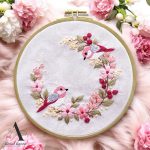 SAKURA EMBROIDERY KIT - For Canvas Bags or Wall Art