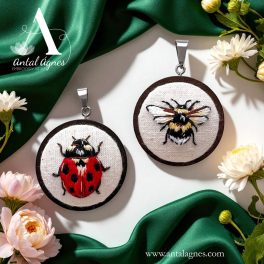 EMBROIDERED JEWELRY – INSECT EMBROIDERY KIT