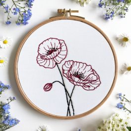Poppies (PDF) Embroidery Pattern