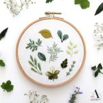 Leaves (PDF) Embroidery Pattern