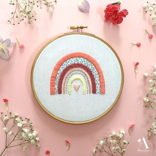 Rainbow (PDF) Embroidery Pattern