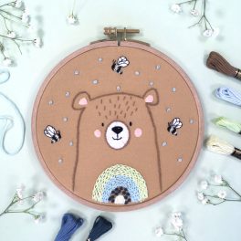 Little Boy Brown Bear (PDF) Embroidery Pattern