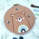 Little Boy Brown Bear (PDF) Embroidery Pattern