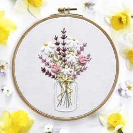 Summer Bouquet (PDF) Embroidery Pattern 