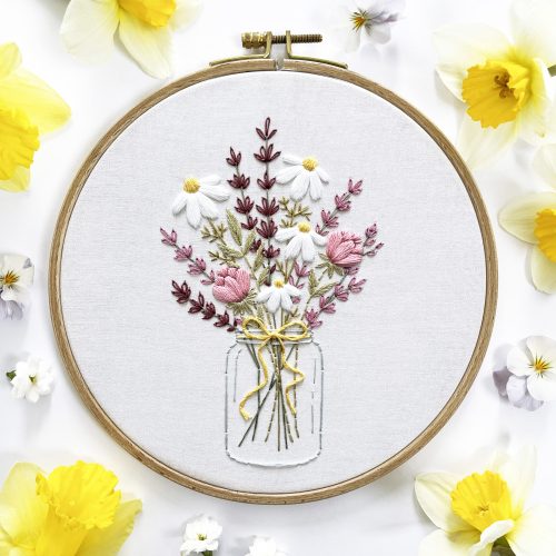 Summer Bouquet (PDF) Embroidery Pattern 