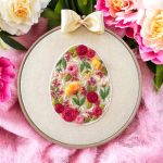 "HANDPAINTED EGG" PRINTED FABRIC