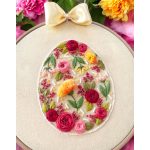 "HANDPAINTED EGG" PRINTED FABRIC