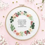 HÁZI ÁLDÁS hímzése