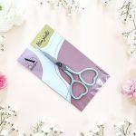 HEART EMBROIDERY SCISSORS - MINT GREEN COLOR