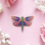 SZITAKÖTŐ MÁGNESES TŰTARTÓ (Caterpillar Cross Stitch)